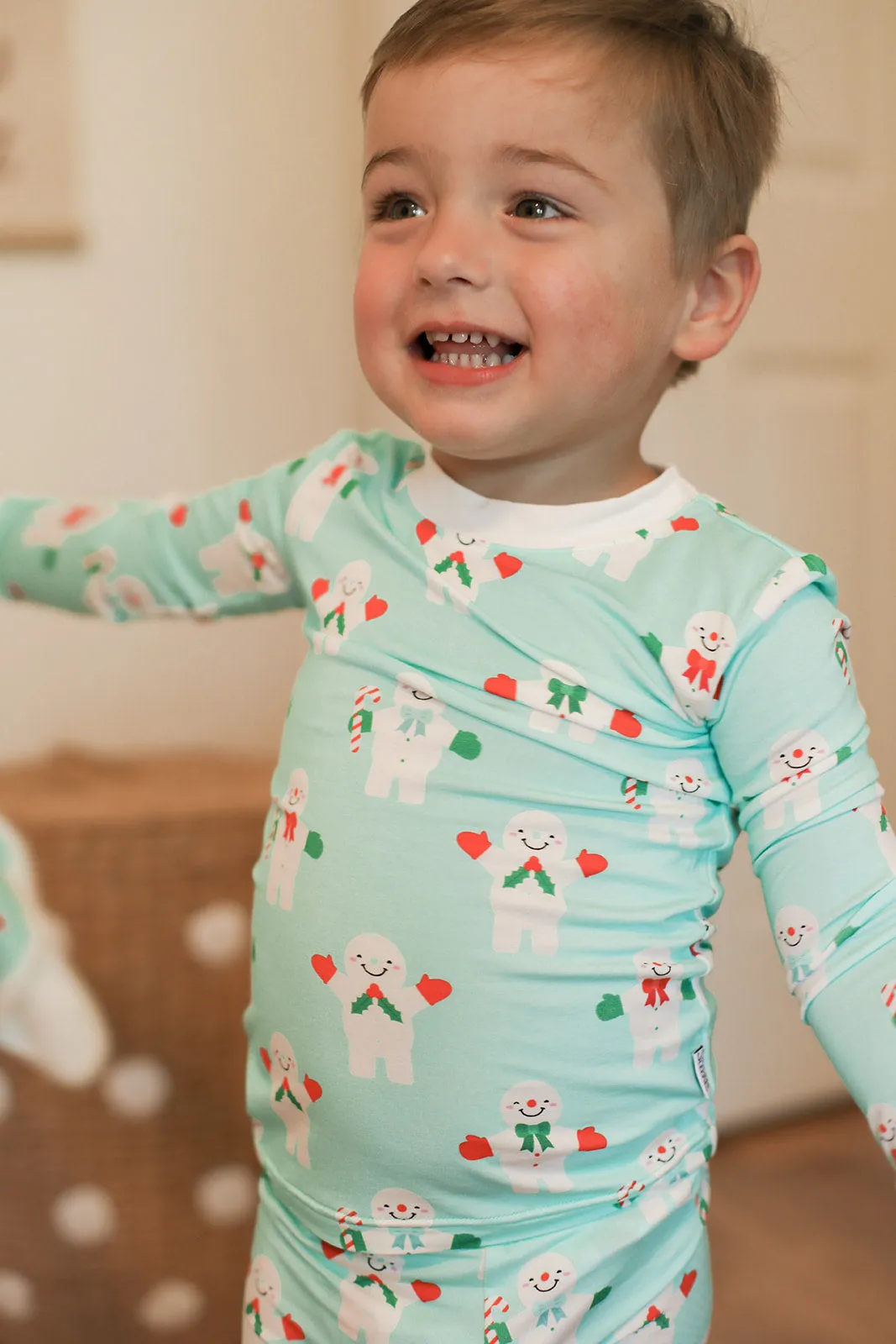 Southern Slumber Bamboo Pajama Set - Mr. Snowman