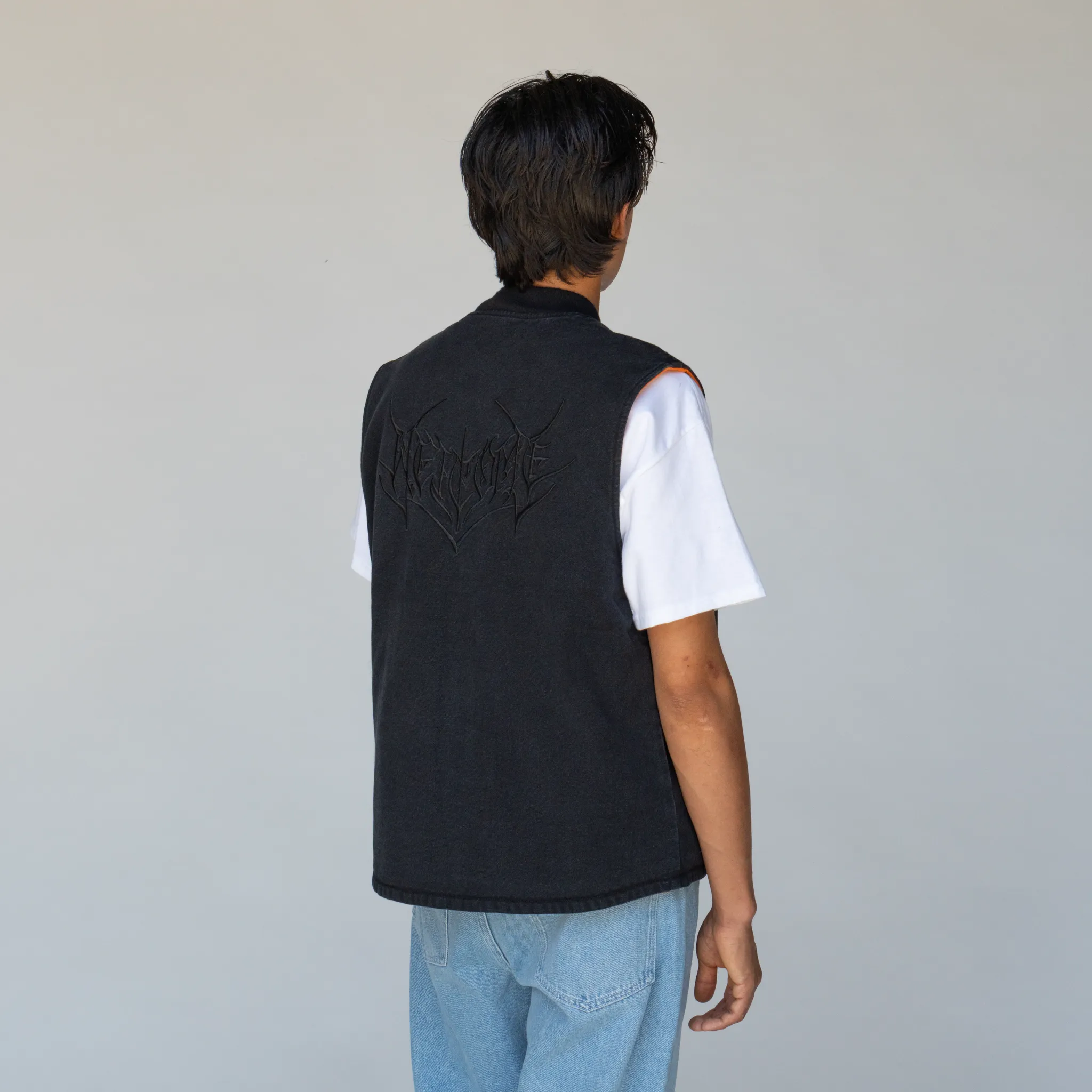 Splinter Enzyme-Washed Canvas Zip Vest