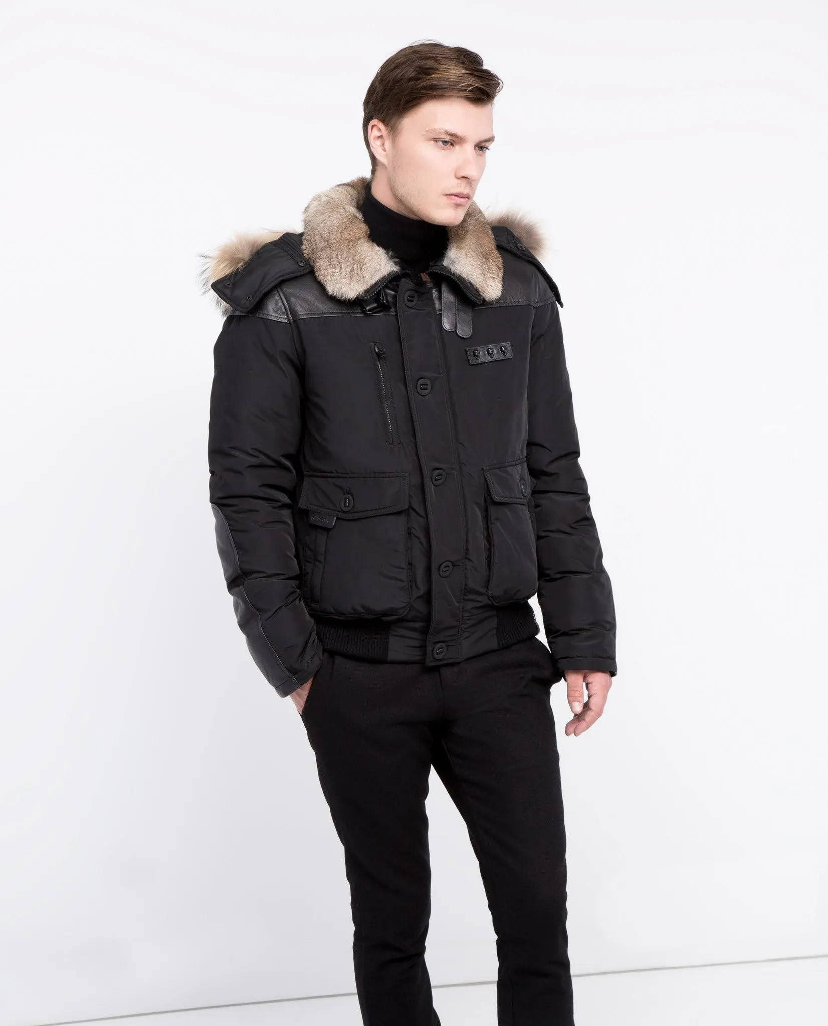 Stanley Puffer Coat With Fur Trim