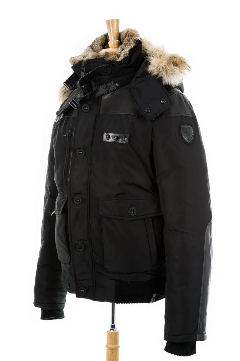 Stanley Puffer Coat With Fur Trim