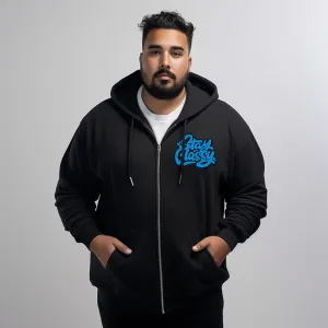 Stay Classy Zipper Plus Size Hoodie