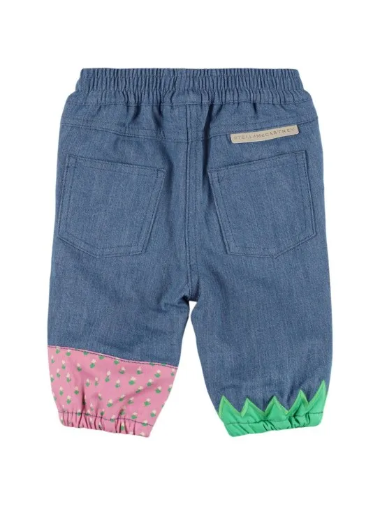 Stella McCartney Kids   Cotton chambray pants 