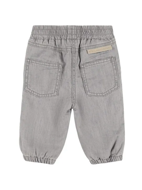 Stella McCartney Kids   Cotton chambray pants 