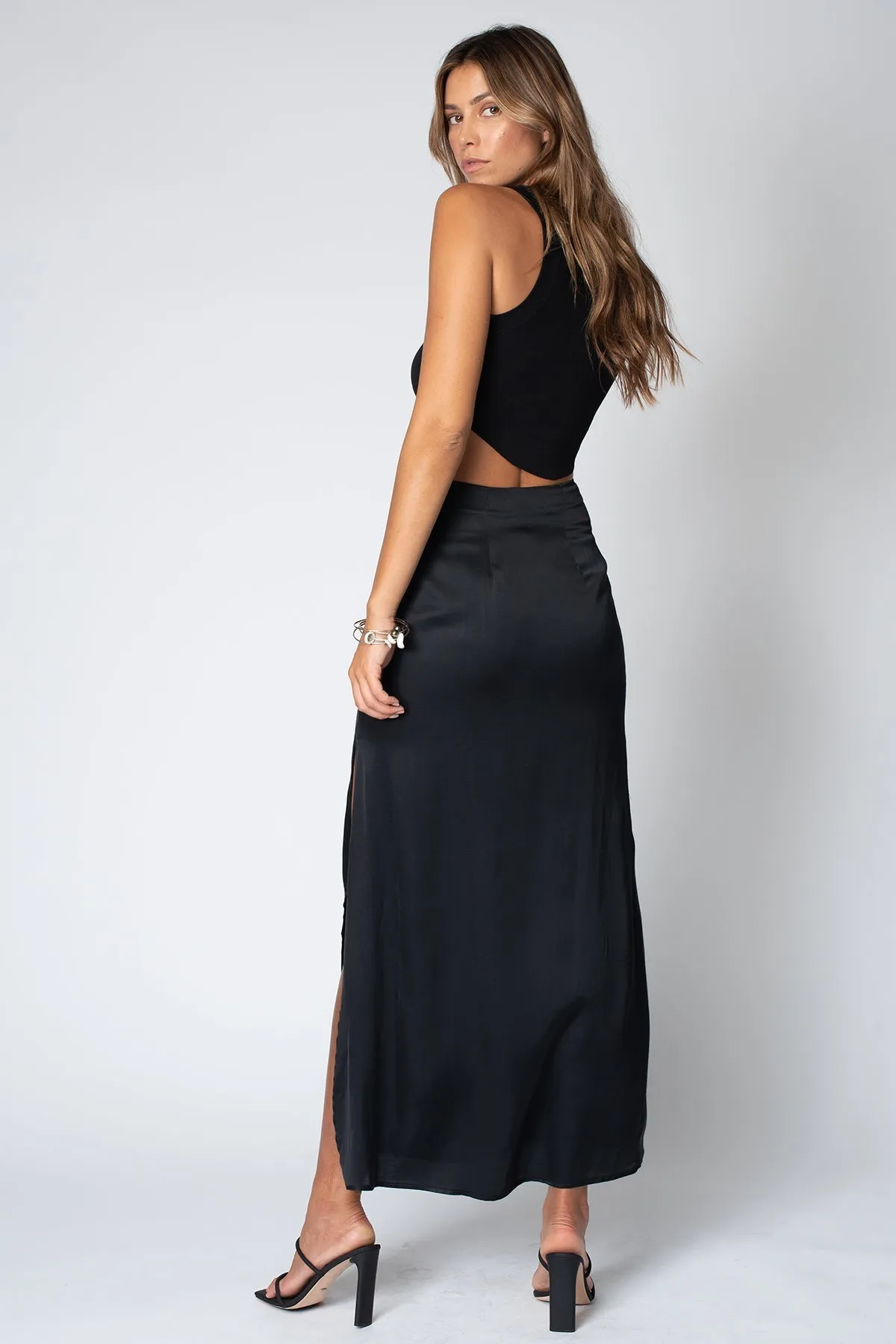 Stillwater Dani Maxi Skirt in Black