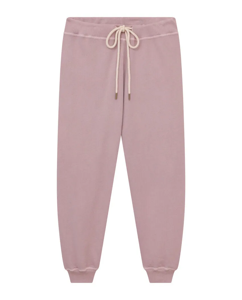 The Cropped Sweatpant. Solid -- Dusty Lilac