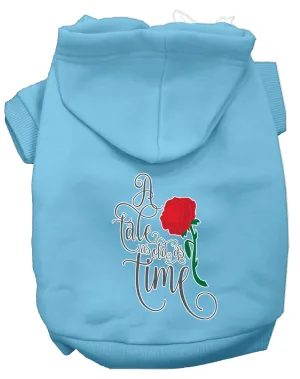 Timeless Tale Screen Print Dog Hoodie Baby Blue Xxxl