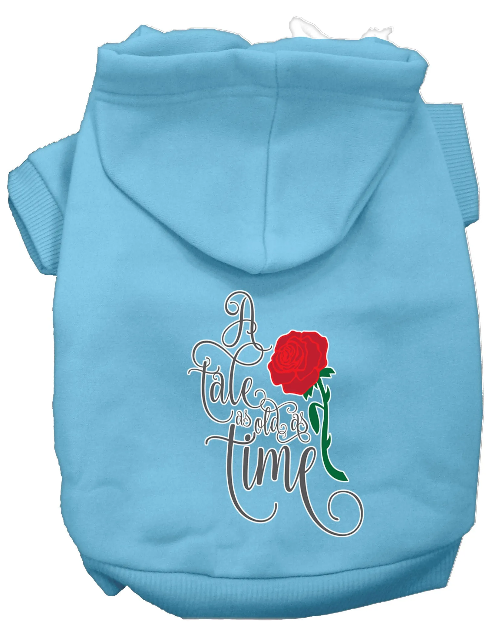 Timeless Tale Screen Print Dog Hoodie Baby Blue Xxxl