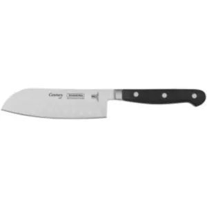 Tramontina Brazil  Century 5 Inches Santoku Knife with Stainless Steel Blade and Black Polycarbonate Handle