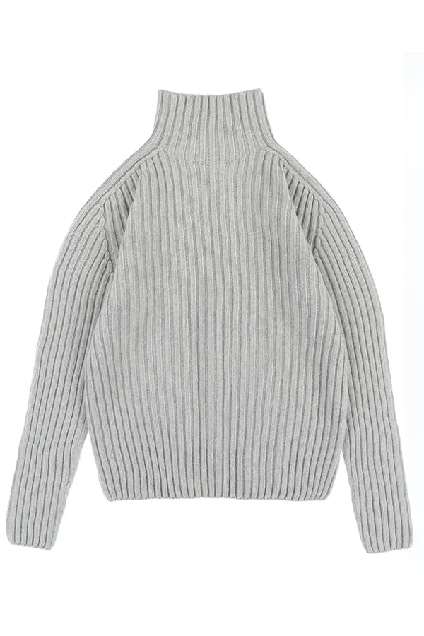 Utö Knitted Sweater Light Grey