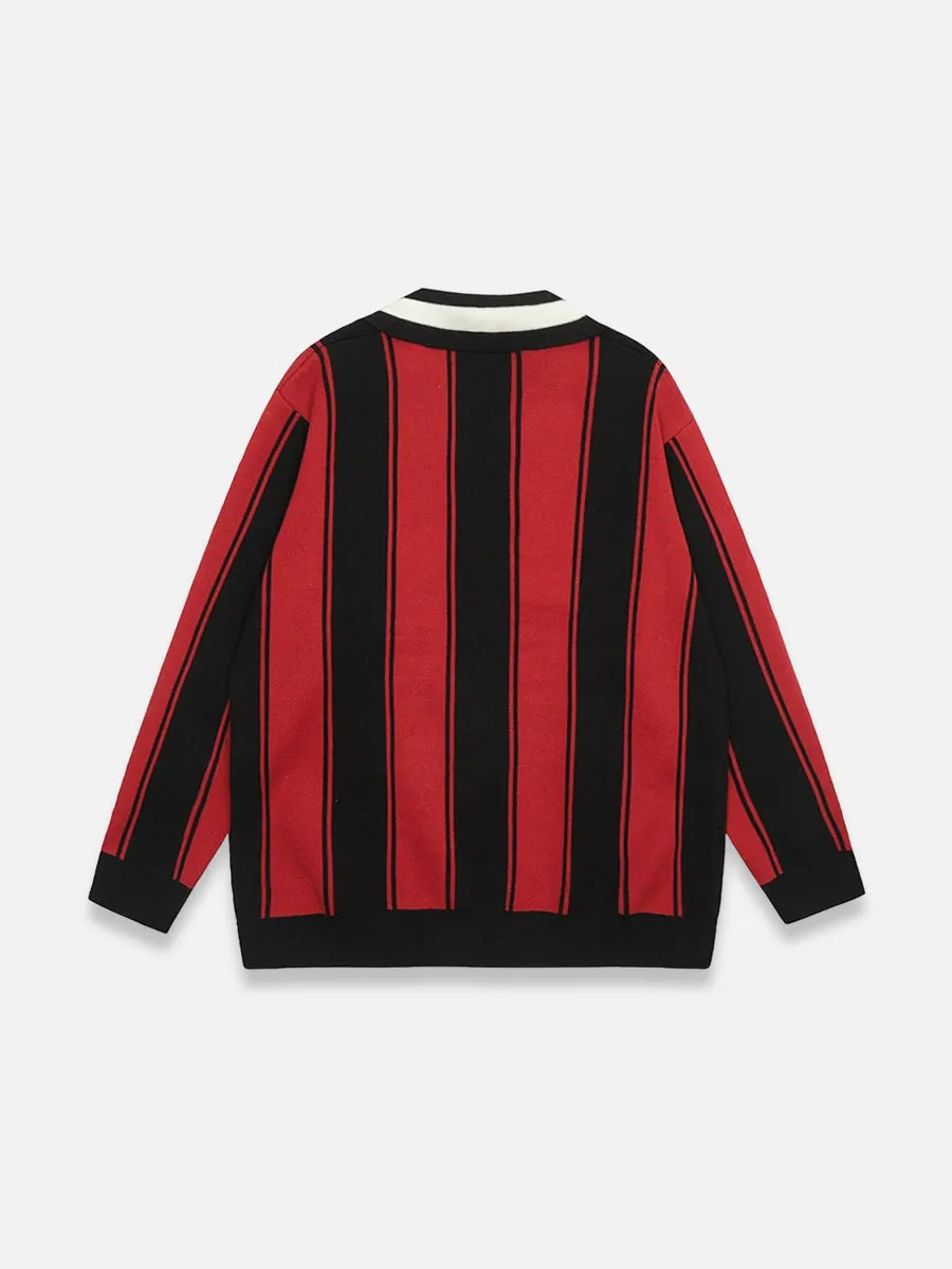 Vintage Vertical Stripe Sweater