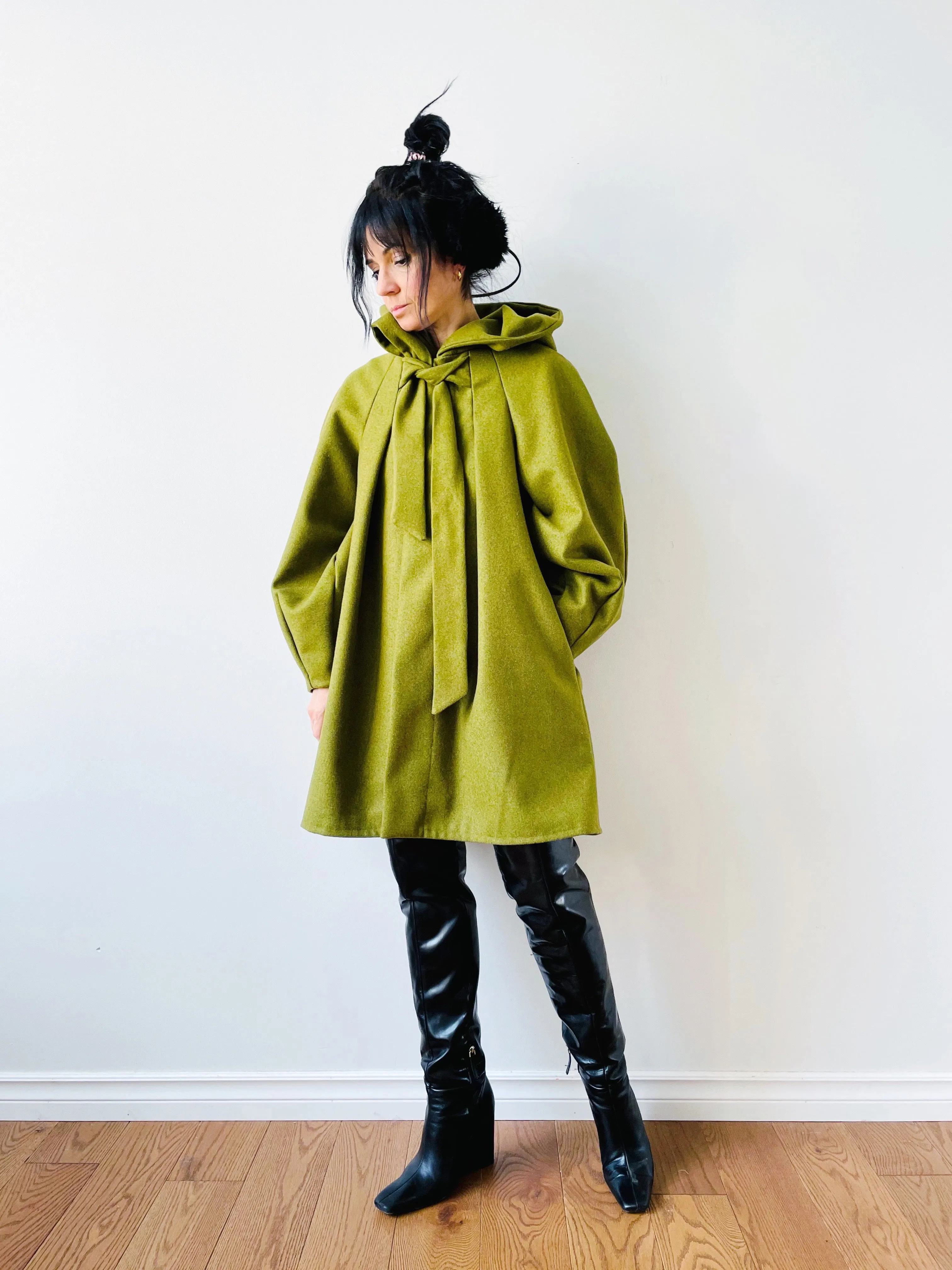 Wallis Coat- MOSS