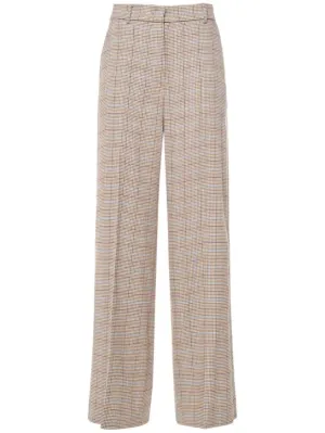 Weekend Max Mara   Freda linen &amp; cotton wide pants 