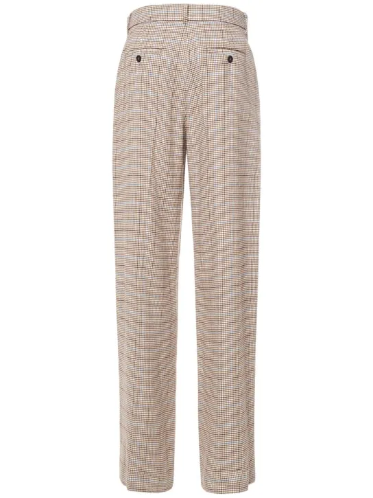 Weekend Max Mara   Freda linen &amp; cotton wide pants 