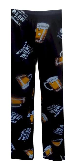 Whatever The Question Beer Is The Answer Lounge Pants Small