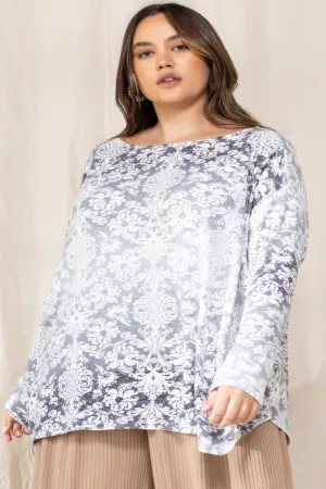 Women's Plus Printed Oversize Oakley Poncho