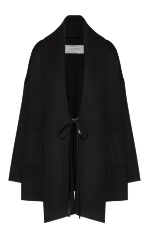 Wool-Cashmere Cape Coat