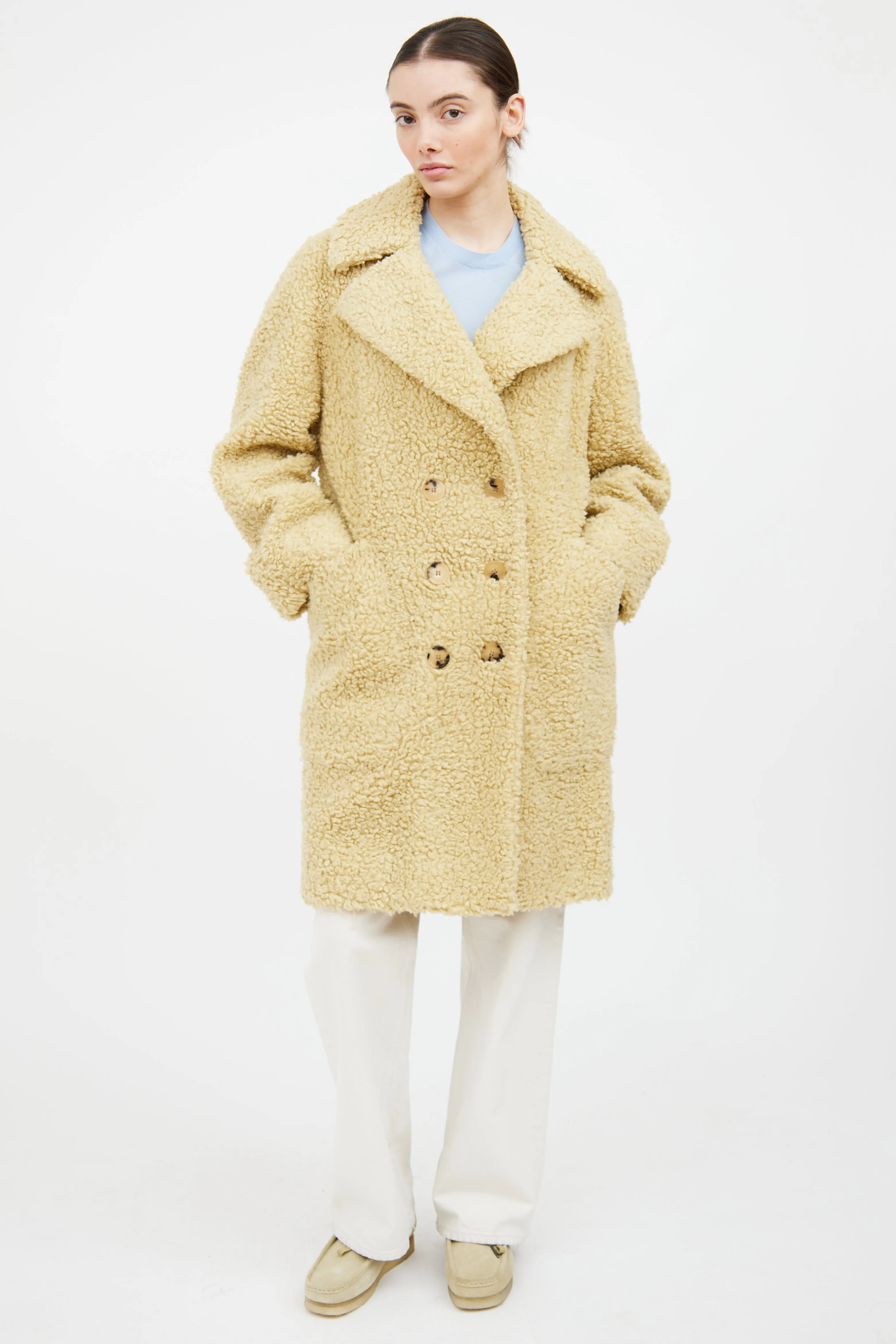 Yellow Lillingstone Teddy Coat