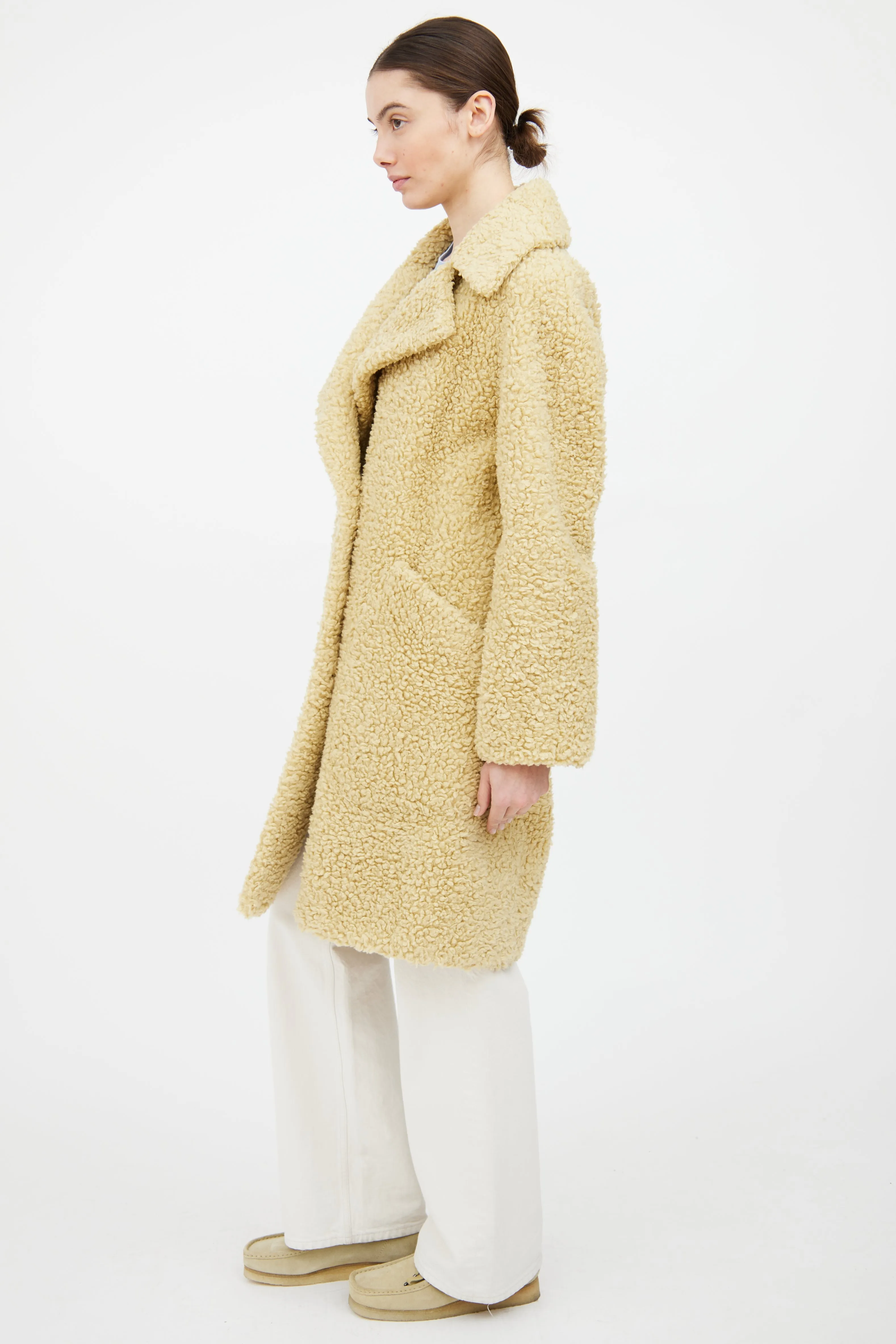 Yellow Lillingstone Teddy Coat