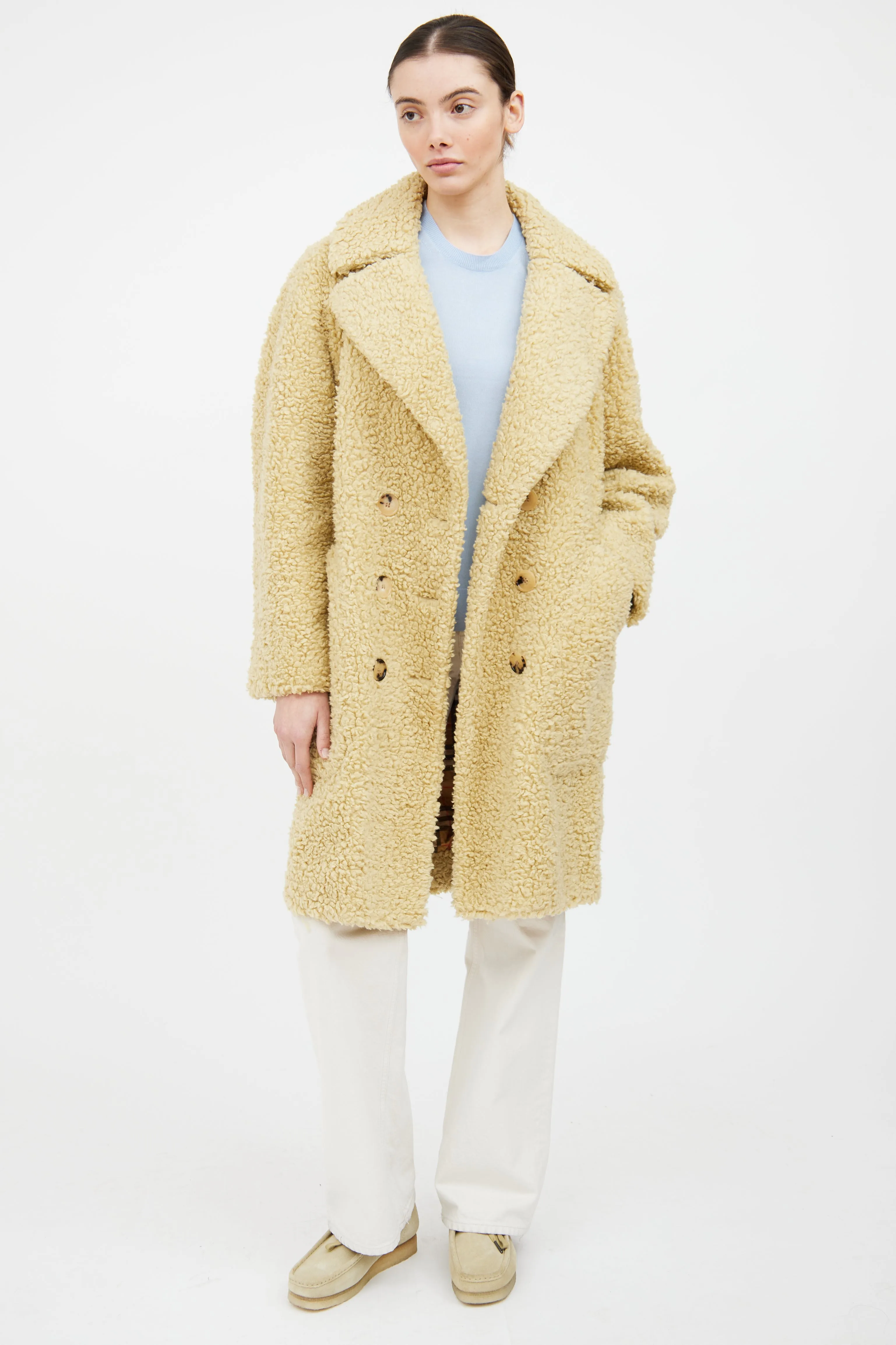 Yellow Lillingstone Teddy Coat