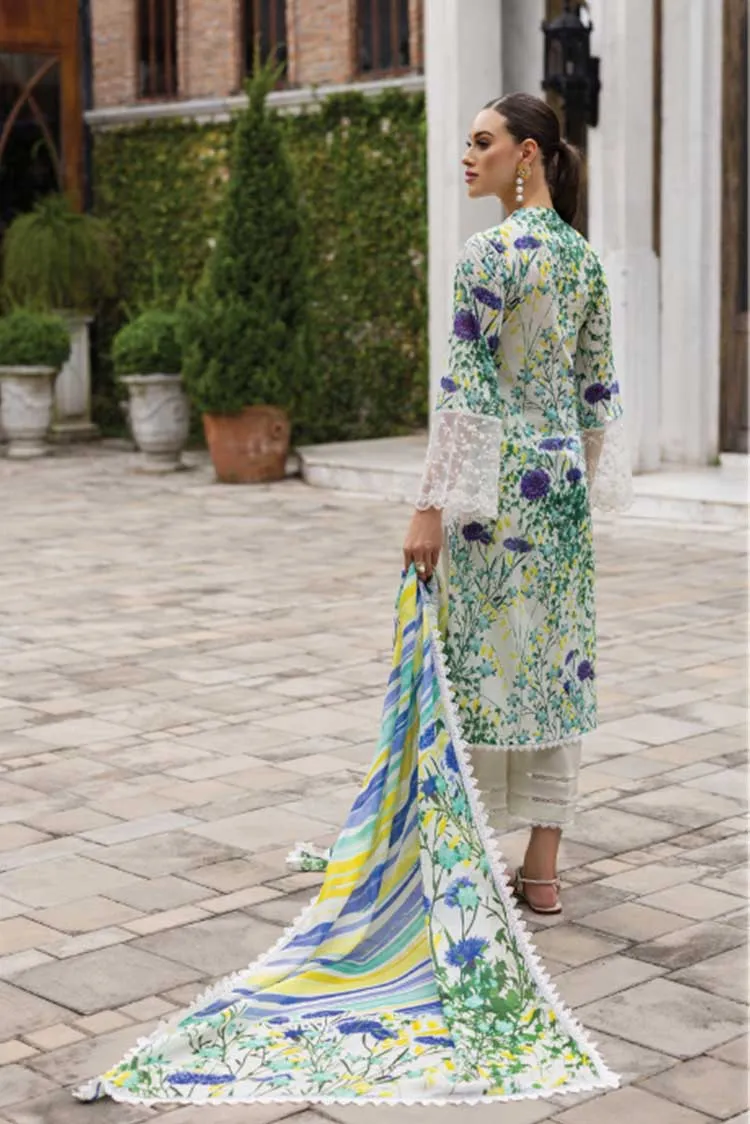 Zainab Chottani - 10A Frosty Orchid Tahra Embroidered Lawn Collection