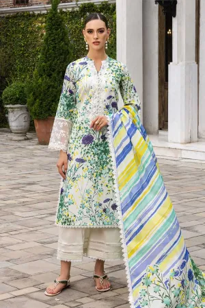 Zainab Chottani - 10A Frosty Orchid Tahra Embroidered Lawn Collection