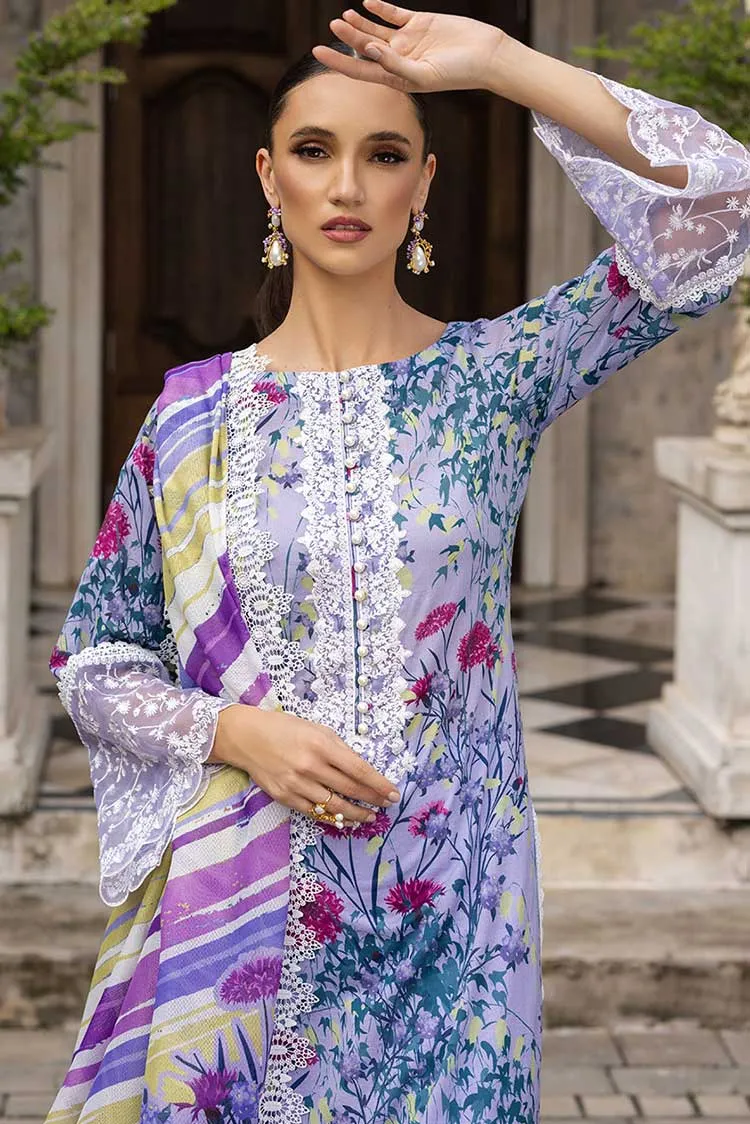 Zainab Chottani - 10B Frosty Orchid Tahra Embroidered Lawn Collection