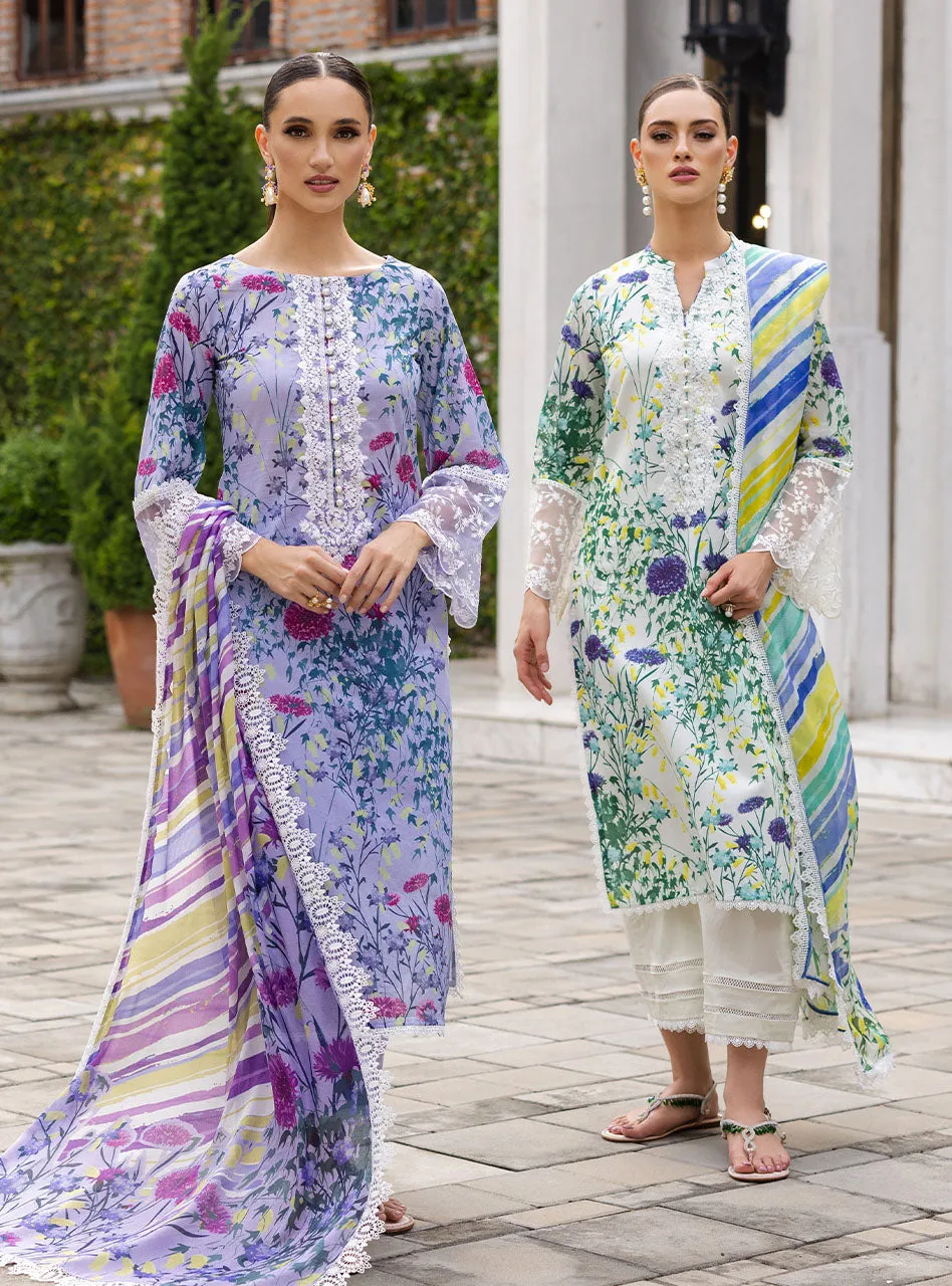 Zainab Chottani Tahra Lawn Collection  – Frosty-Orchid 10A