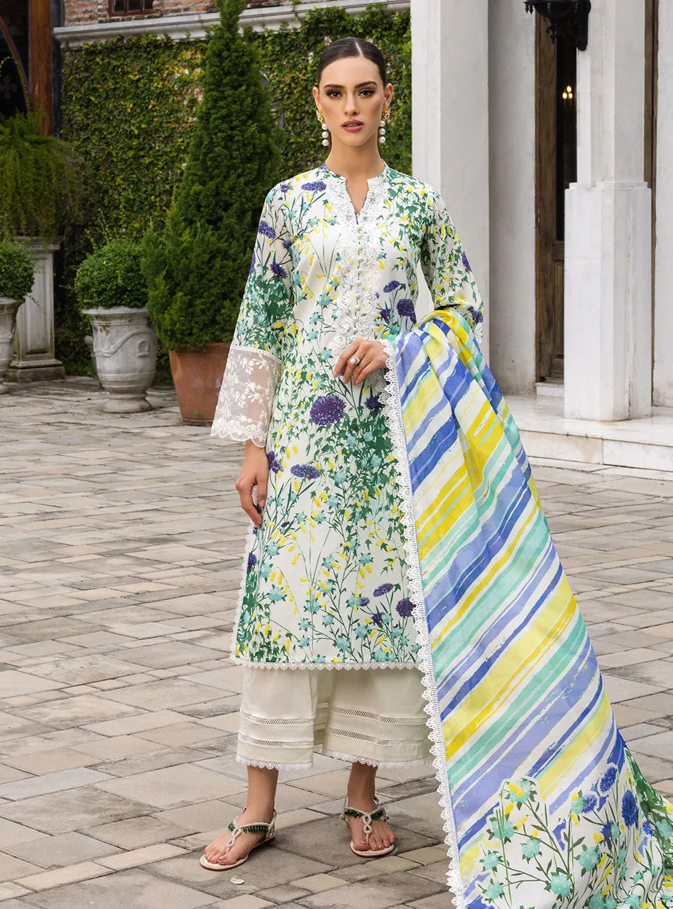 Zainab Chottani Tahra Lawn Collection  – Frosty-Orchid 10A