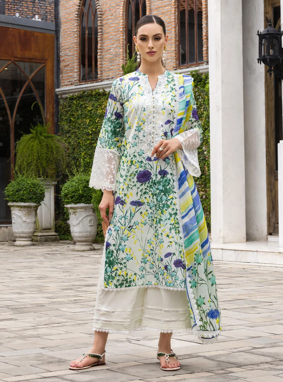 Zainab Chottani Tahra Lawn Collection  – Frosty-Orchid 10A