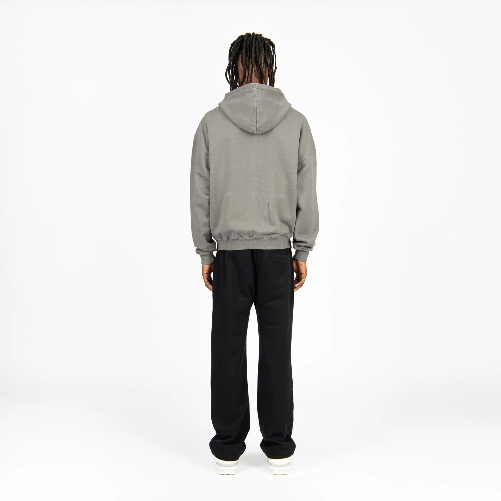 Zip Hoodie - Fossil Grey