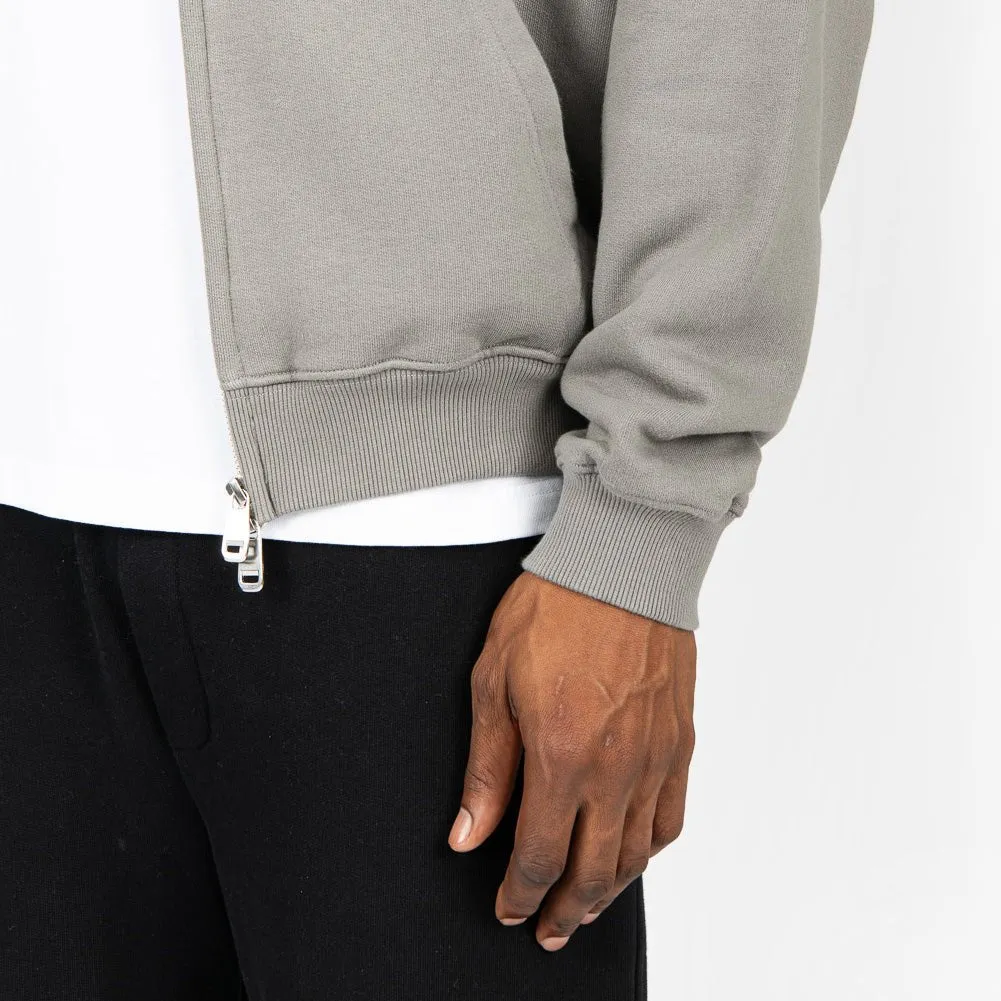 Zip Hoodie - Fossil Grey